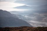 Świt, Widok z Połoniny Wetlińskiej, Bieszczady,