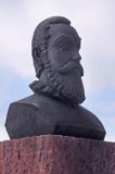 Sycyna, popiersie Jana Kochanowskiego - pomnik upamiętniający miejsce urodzin poety
