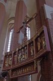 Szczecin, katedra - bazylika metropolitalna pw. św. Jakuba wnętrze, ołtarz główny, poliptyk