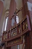 Szczecin, katedra - bazylika metropolitalna pw. św. Jakuba wnętrze, ołtarz główny, poliptyk