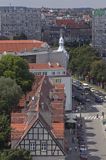 Szczecin, panorama z zamku Książąt Pomorskich, z Wieży Zegarowej,