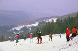przełęcz Salmopolska, Szczyrk, narciarze