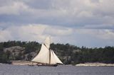 barka holenderska w szkierach, Szkiery Szwedzkie, Archipelag Sztokholmski, Szwecja