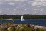 jacht na szkierowym szlaku, okolice Vastervik, szkiery szwedzkie, Szwecja