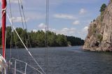 jacht na szlaku wodnym, Szkiery Szwedzkie, Szwecja