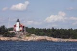 latarnia morska na wyspie Arko, Arkosund, Szwecja lighthouse, Arko Island, Sweden