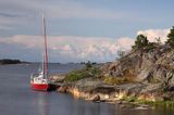 postój przy wyspie Smaskar, Szwecja Smaskar Island, Sweden