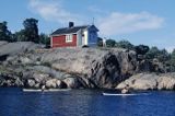 Szwecja wybrzeże szkierowe w cieśninie Savosund
