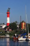 port i latarnia morska na wyspie Tankar, Finlandia, Zatoka Botnicka