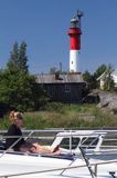 port i latarnia morska na wyspie Tankar, Finlandia, Zatoka Botnicka