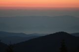 Tatry wschód słońca z Królowej Rówień