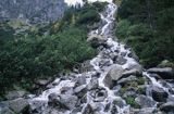 Potok spod Mnicha w Tatrach Morskie Oko