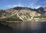 Tatry, Czarny Staw Gąsienicowy i żółta turnia