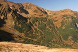 Tatry jesień Kończysty widok spod Siwej Przełęczy