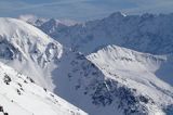 Tatry, widok z Kasprowego Wierchu, Tatrzański Park Narodowy