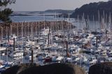 port jachtowy w Trebeurden, Bretania, Wybrzeże Czerwonego Granitu, Cote de Granit Rose, Francja
