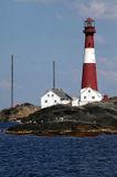 Latarnia morska Faerder w archipelagu Tristein, Południowa Norwegia, Skagerrak