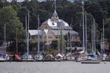 marina na obrzeżach Turku, szkiery Turku, Finlandia marina, Turku, Turku Archipelago, Finland