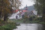 Ujście nad Notecią, rzeka Noteć, widok z rzeki