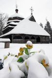 Ulucz, zabytkowa drewniana cerkiew, Pogórze Przemyskie