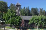 dzwonnica przy starej kaplicy, wyspa Ulvon, Hoga Kusten, Wysokie Wybrzeże, Szwecja, Zatoka Botnicka