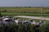 port jachtowy w Uostadvaris, rzeka Niemen, Park Regionalny Delty Niemna, Litwa