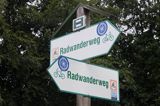 tablice szlaku rowerowego na wyspie Uznam, Niemcy