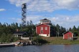 stacja pilotów na wyspie Valassaaret, Archipelag Kvarken, Finlandia, Zatoka Botnicka