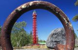 latarnia morska na wyspie Valassaaret, Archipelag Kvarken, Finlandia, Zatoka Botnicka