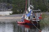 w zatoce Vasterviken na wyspie Bocko, Szkiery Szwedzkie, Archipelag Sztokholmski, Szwecja