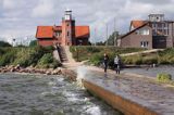 przylądek Vente, latarnia morska i stacja ornitologiczna, Zalew Kuroński, Ujście Niemna, Litwa Cape Vente, lighthouse, Curonian Lagoon, Neringa, Lithuania