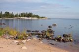 Langskar koło wyspy Villosan, Archipelag Arholma, szkiery koło Sztokholmu, Szwecja Langskar Island near Villosan Island, Arholma Archipelago, Stockholm skierries, Stockholm Archipelago, Sweden