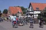 wioska Oost Vlieland na wyspie Vlieland, Wyspy Fryzyjskie, Holandia, Waddensee, Morze Wattowe