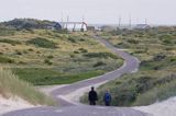 wioska i port Oost Vlieland na wyspie Vlieland, Wyspy Fryzyjskie, Holandia, Waddensee, Morze Wattowe