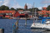 Marina i Gęsia Wieża w Vordingborg, Storstrommen, Zelandia, Dania