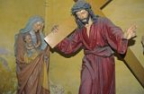 Kaplica, Droga Krzyżowa, Wambierzyce, scena Chrystus upomina płaczące niewiasty jerozolimskie