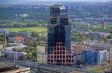 Warszawa panorama centrum Fim Tower