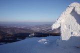 Latryna przy chronisku ´Chatka Puchatka´ na Połoninie Wetlińskiej, Bieszczady