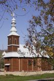 Beskid Wyspowy Wilkowisko, drewniany kościół pw. Św. Katarzyny zbudowany został w latach 1921-1930, na wzór poprzedniego, spalonego w 1916 roku.