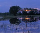 wiosenne rozlewiska Biebrzy koło Goniądza Biebrzański Park Narodowy