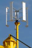 pylonowa kładka na rzece San we wsi Witryłów, Pogórze Dynowskie, generator wiatrowy