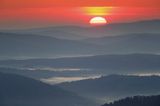 wschód słońca na Połoninie Wetlińskiej, Bieszczady