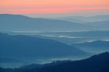 o świcie na Połoninie Wetlińskiej, Bieszczady