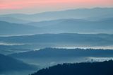 o świcie na Połoninie Wetlińskiej, Bieszczady