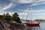 W szkierach w archipelagu koło wyspy Trasso, Szwecja