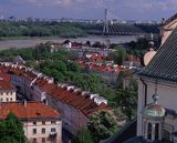 Warszawa, Most świętokrzyski, Wisła, Mariensztat, kościół św. Anny
