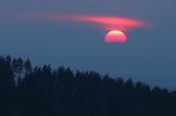 Zachód słońca, Bieszczady