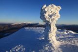 drogowskaz na Połoninie Caryńskiej, Bieszczady