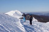 na Połoninie Wetlińskiej, w tle Smerek, Bieszczady