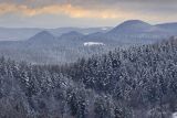 Oszroniony las, Góry Sanocko-Turczańskie i Bieszczady